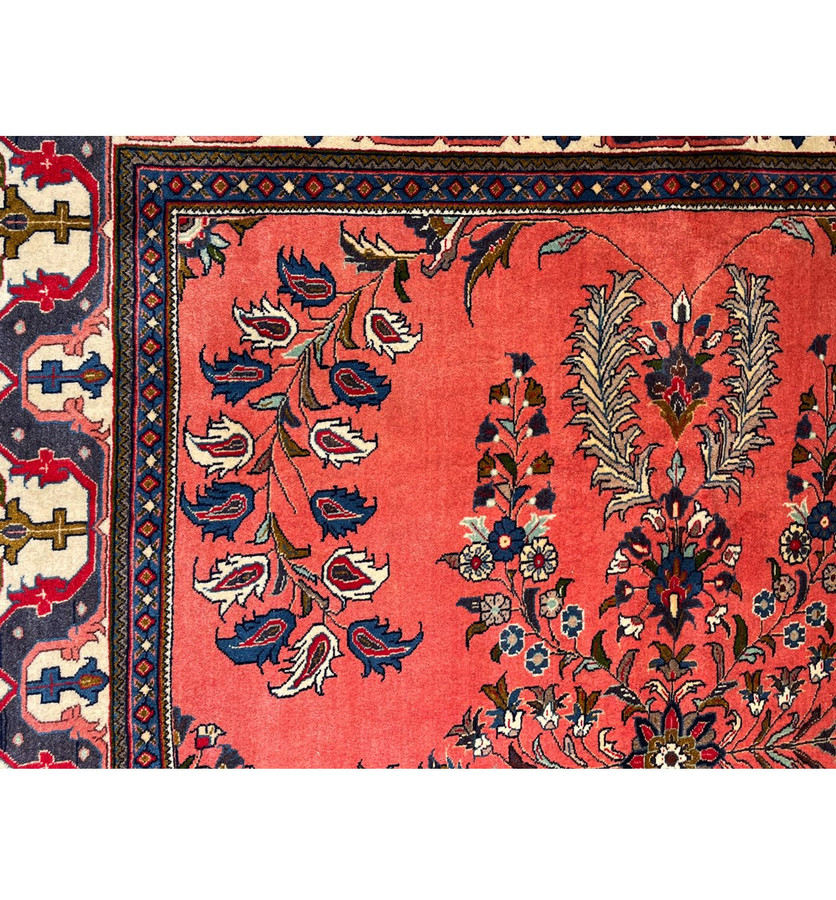 7'1" x 7'4" Persian Sarough Square Rug