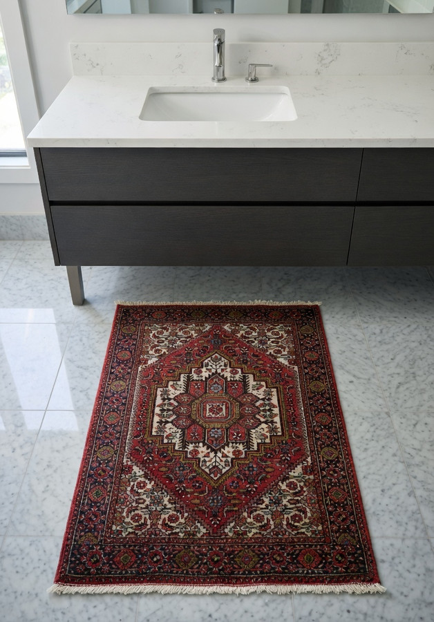 Hand-knotted Persian Gholtogh rug