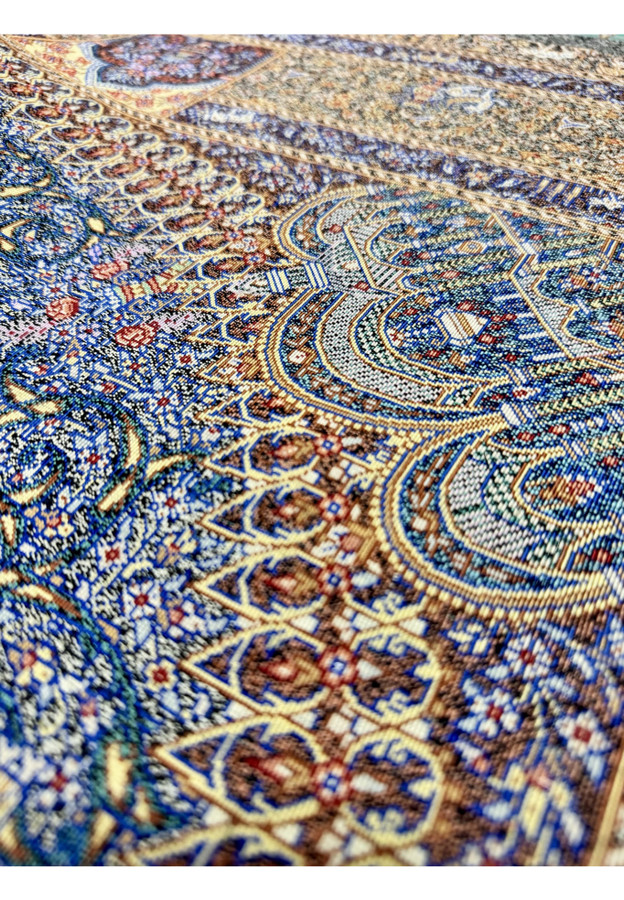 3'2 x 5' Persian Qum Pure Silk Rug | Signed Zabihi | Garden of Paradise