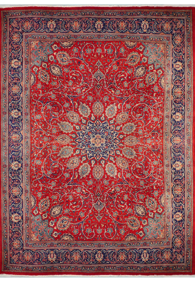 10'2" x 13'6" Persian Mahal Rug