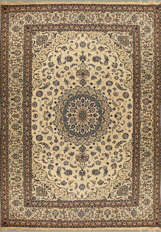8 x 11'4" Persian Nain Rug