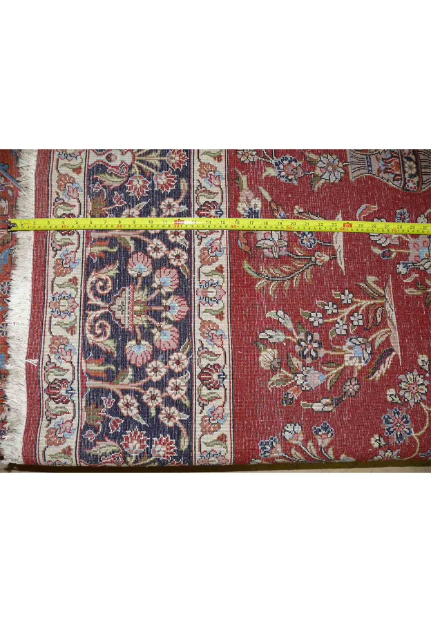 7'2" x 9'2" Floral Persian Sarough Tribal Rug