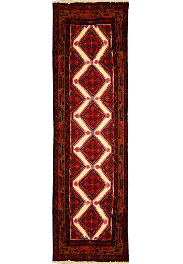 2'6 x 10 Persian Enjlas Runner Rug