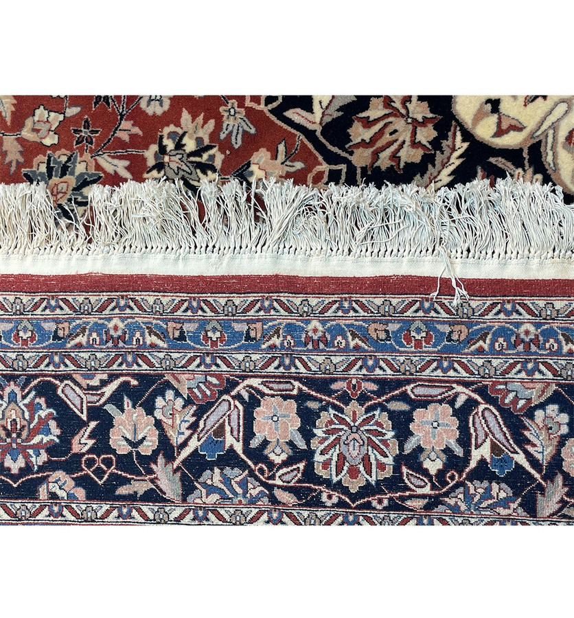 8'5 x 8'5 Persian Kashan Square Rug