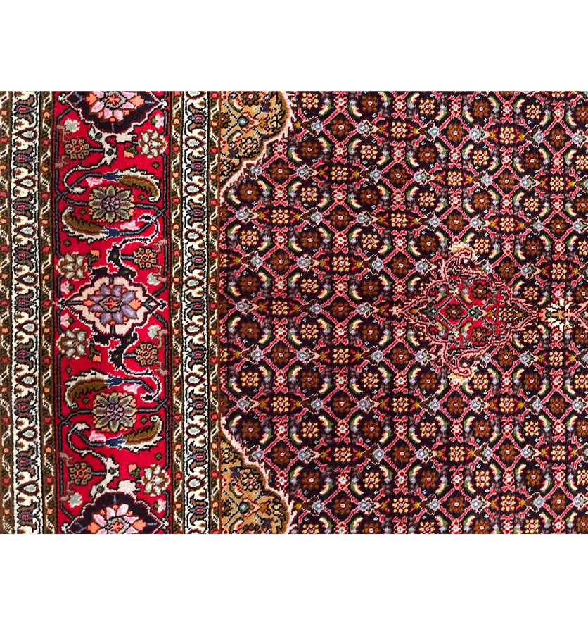 5 x 6'5 Persian Tabriz Mahi Wool & Silk Rug