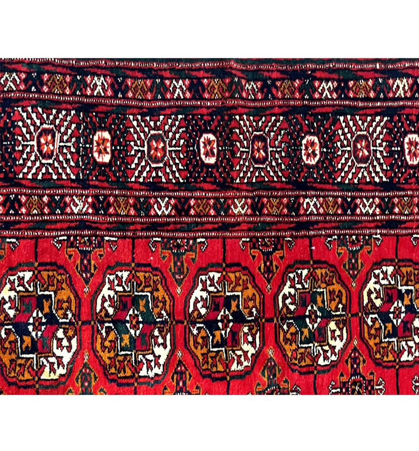 4 x 6 Antique Afghan Bokhara Rug