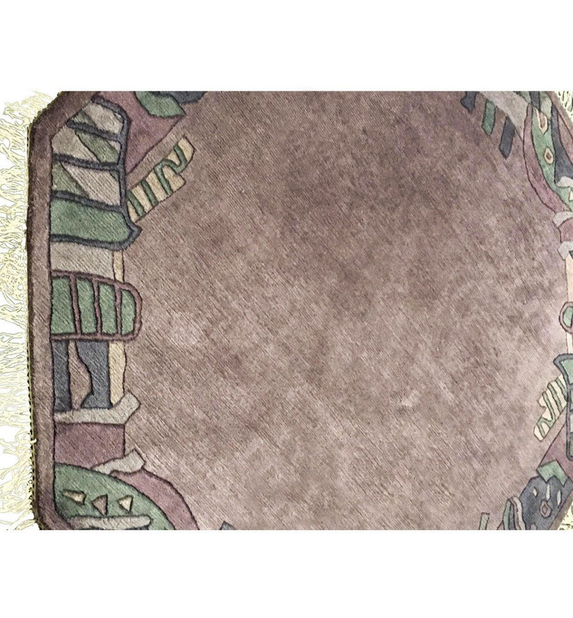 6'4 x 6'4 Modern Indo Nepali Octagon Rug