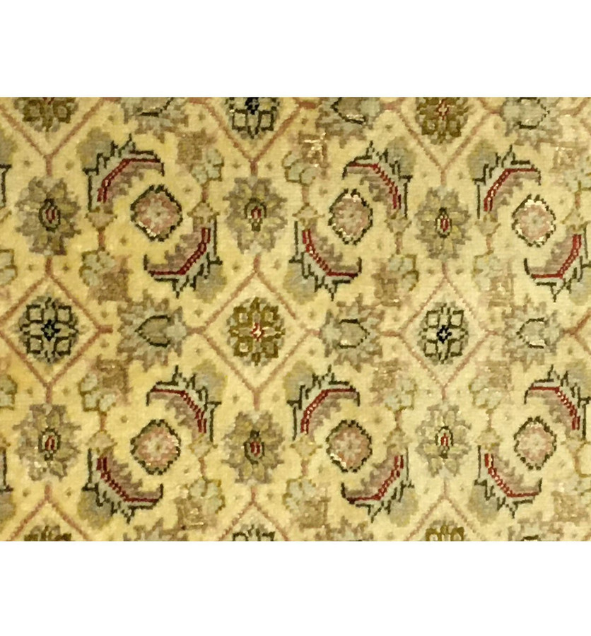 2'7 x 9'2 Persian Tabriz Wool & Silk Runner Rug