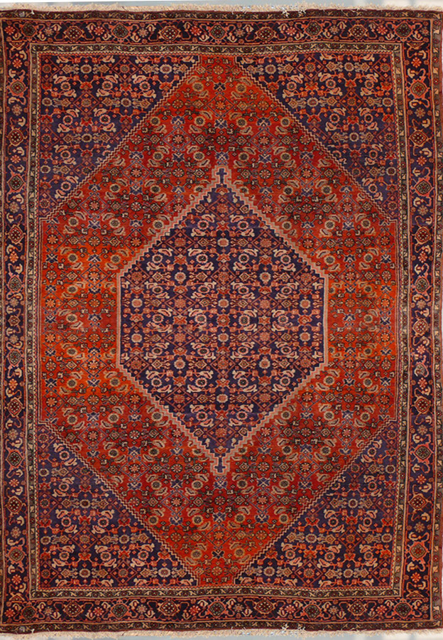 6'8 x 10'2 Persian Bijar Rug