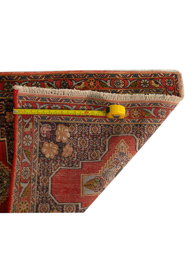3 x 13 Geometric Persian Senneh Runner Rug