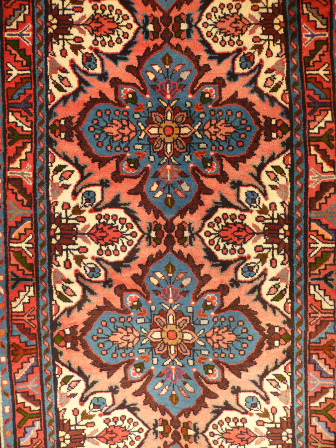 2'6 x 6'7 Persian Farahan Runner Rug