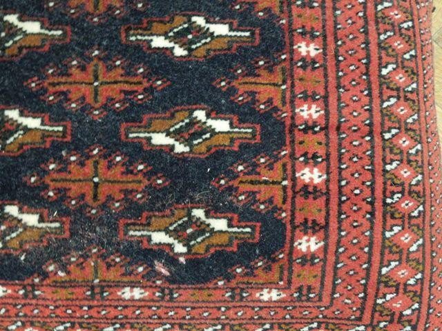 2x4 Turkeman Pillow-Rug Oriental Handmade Bokhara