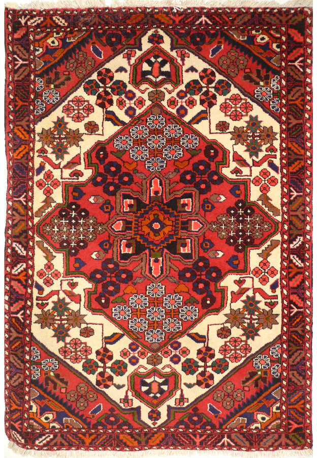 3'7 x 5'2 Antique Shahsavan Persian Rug