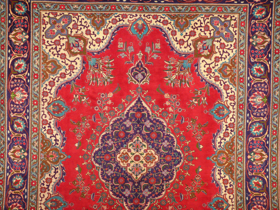 10 x 12'8 Persian Tabriz Rug