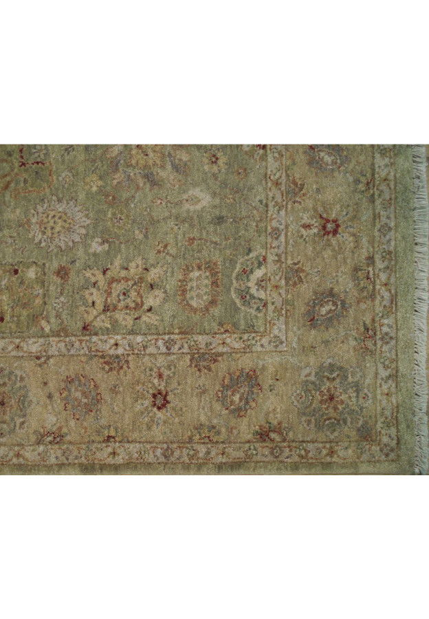 6' x 9' Transitional Chobi Vegetable Dyed Rug 9