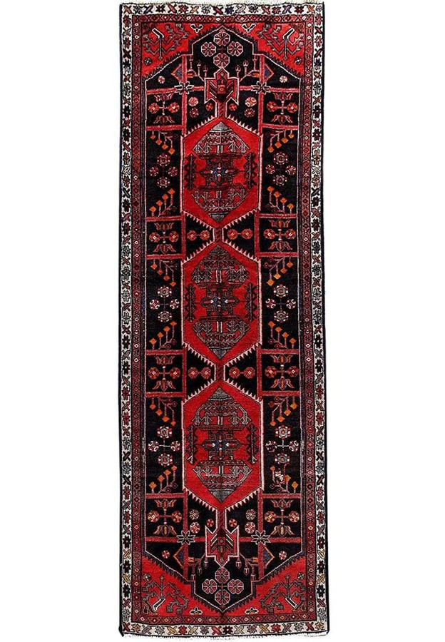 3 x 10 Vintage Persian Yalameh Runner Rug