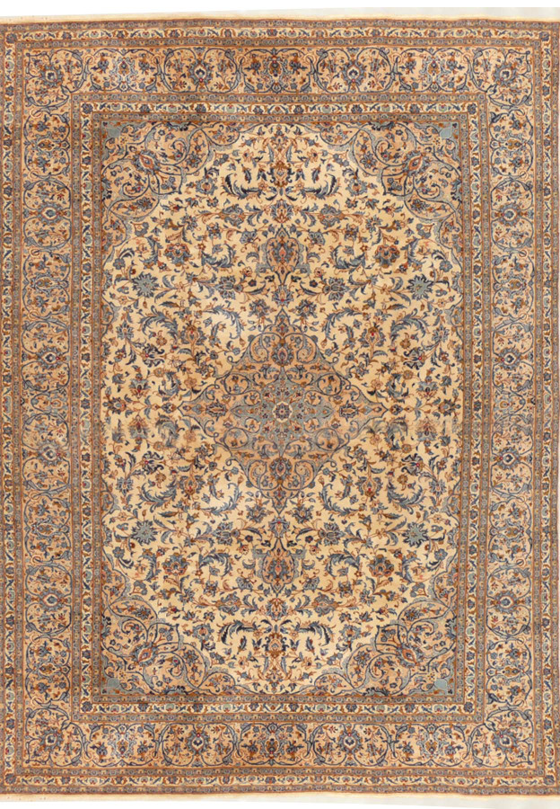 10 x 14 Persian Kashan Rug 3