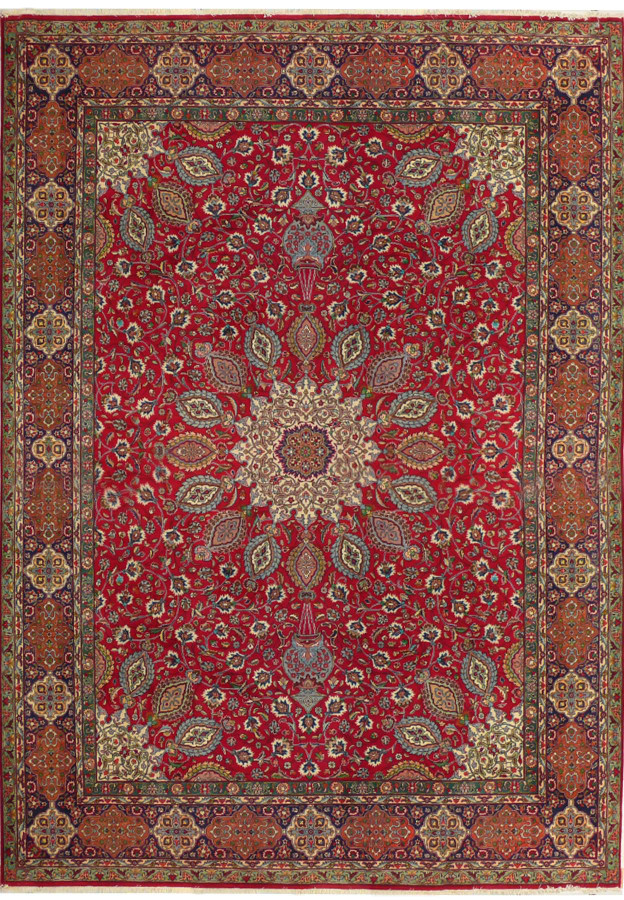 9x12 Persian Tabriz Rug