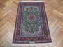 5 x 7 Persian Isfahan Wool & Silk Rug | Signed by master weaver