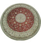 10 x 10 Oriental Tabriz All Silk Round Rug