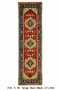 3 x 10 Caucasian Design Geometric Serapi Runner