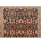 Open field of a persian sarough rug