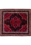 4 x 4 Persian Hamedan Square Rug