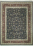 Oriental Jaipur Rug 9x12 Blue Midnight Dark High End Rug Wool & Silk rug