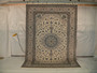 8 x 11'3 Persian Nain Rug Wool & Silk