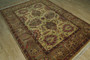 5 x 7 Oriental Jaipur Creme Wool Design Authentic Handmade Rug