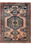 3'6 x 5 Semi Antique Persian Enjlas Rug