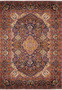 10 x 14 Persian Isfahan Rug with corner Medallion