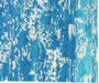 Modern Hand Knotted 5' x 7' New Rug AFFORDABLE Contemporary Blue Rugs