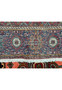4x6 Persian Gholtogh rug texture close-up revealing the fine weave and vibrant colors.