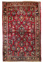 Full view of a Persian Sarough rug laid flat, showcasing intricate designs and the plush texture of the high-quality wool