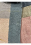 Zoomed-in texture of the Modern Tibet Rug, illustrating the fine materials and weaving technique