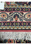 Reverse side detail of a Persian Bijar rug revealing the tight weave and knots of the handmade wool craftsmanship, an authentic sign of a high-quality, durable Persian rug