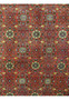 Zoomed-in detail of the rug’s central medallion and surrounding field with masterful Persian Bijar artistry.