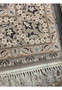 backside of isfahan persian wool and silk rug 5 x 8 premium persian silk rug.