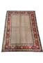 Top view of Persian Moud rug showing detailed Herati all-over pattern