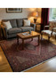6'5" × 6'2" square Bijar Persian rug