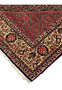 Edge binding and knot density of Persian Bijar iron rug