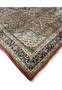 Edge detail of Persian Bijar rug showing compact pile and durable hand-knotted foundation
