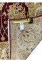 Backside view showing tight hand knotted construction of an Oriental Zigler Chobi rug