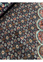 Foundation close up of an 11.5 x 16.5 Persian Tabriz Mahi 50 Raj rug showing tight knotting, fine cotton base, clean weave alignment, and exceptional structural precision