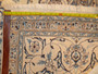 8 x 11 Persian Nain Rug with crown medallion