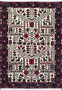 3'6 x 5'2 Antique Persian Rudbar All Over Design Rug