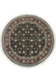 6 x 6 Oriental Tabriz All Over Wool & Silk Round Rug