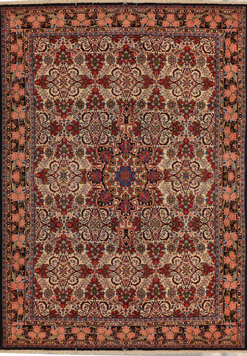 7 x 10 Persian Bijar Floral