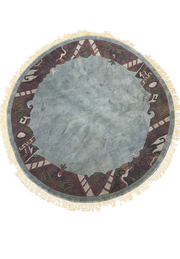 Modern 8' x 8' Tibet Round Wool Rug - Perfect for Any Room | Rugs.net
